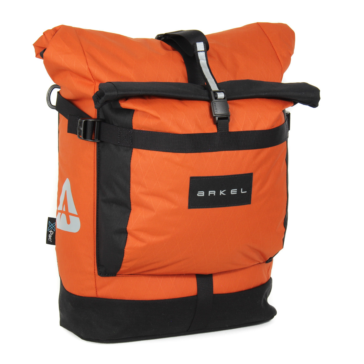 arkel metropolitan waterproof orange single pannier