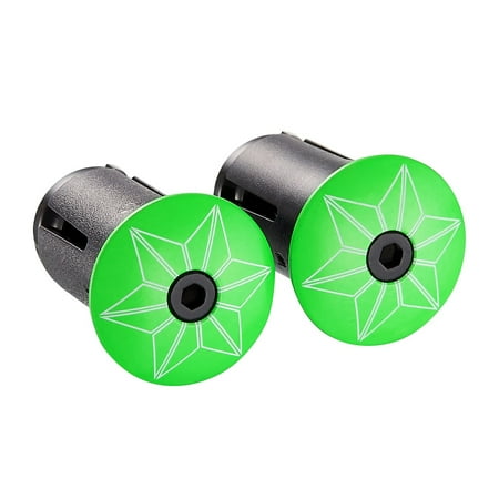 supacaz bar end plug neon green